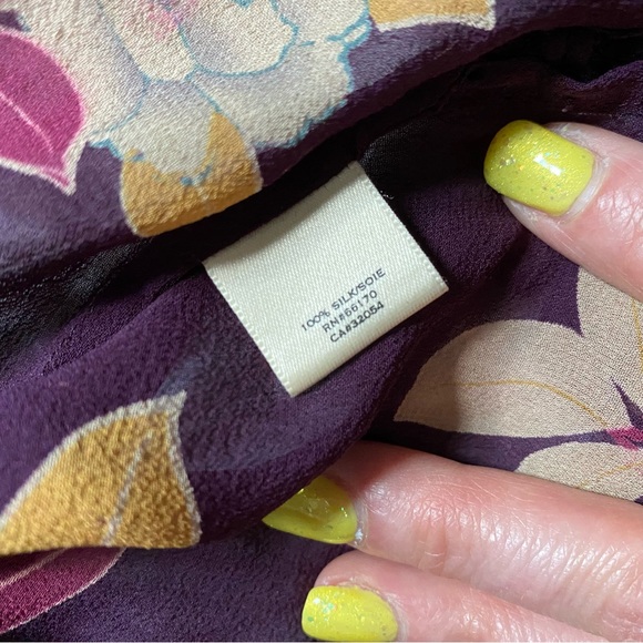 2/$20 ANTHROPOLOGIE Moulinette Soeurs Silk Top size 4 - Picture 5 of 11